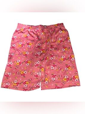 Real Love Girls Floral Pink Biker Shorts Size 7/8